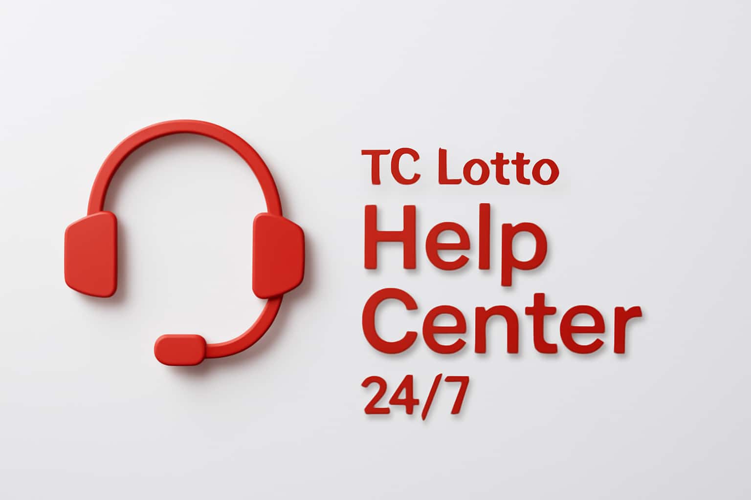 TC Lotto Help Center 24/7 Interface