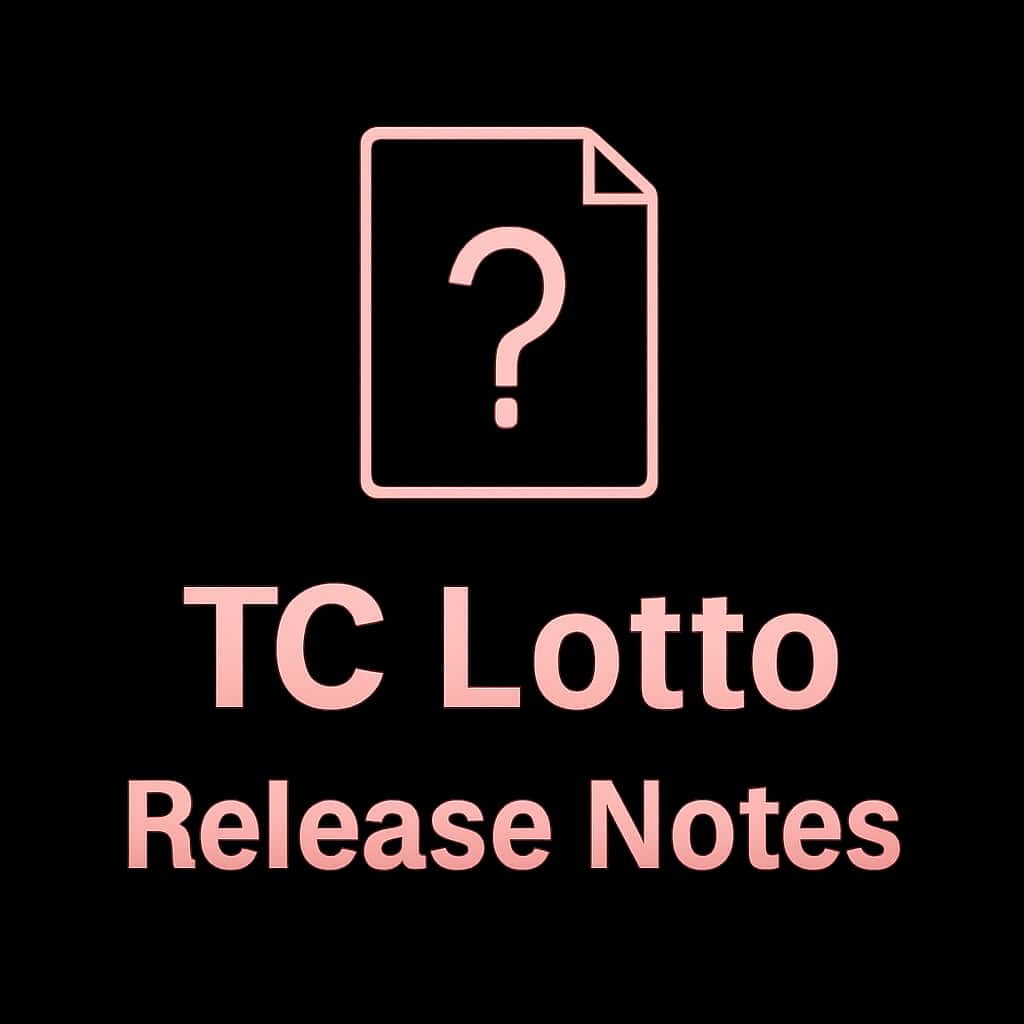 Icon representing TC Lotto release notes.