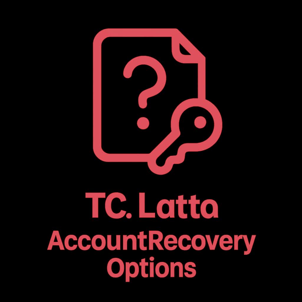 Icon representing TC Lotto account recovery assistance.