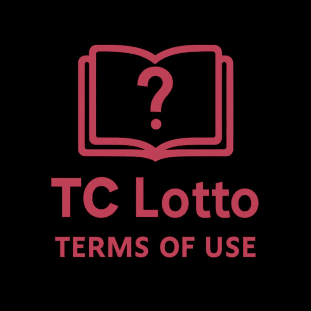 A badge representing TC Lotto Terms of Use in a professional design.